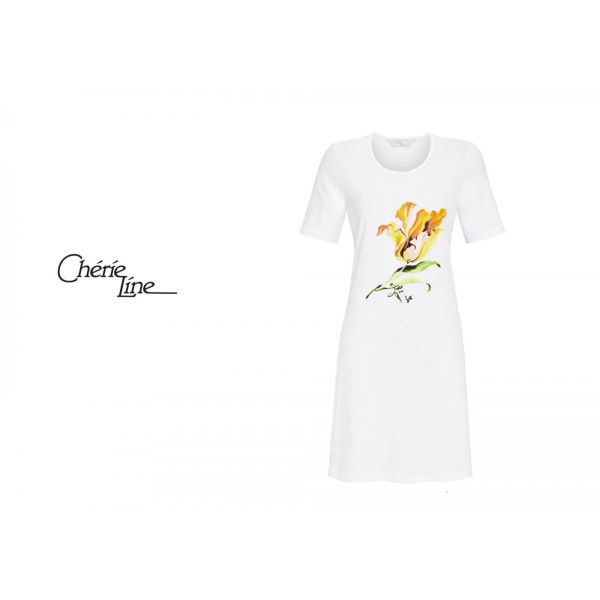 Printed short-sleeved nightgown, Ringella, 3271008-100