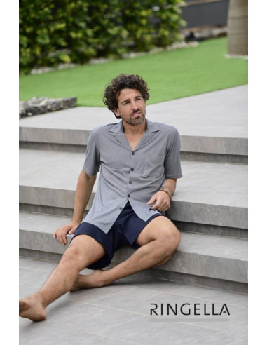 Pyjama Manches Courtes Shorty, Ringella 3241313-138