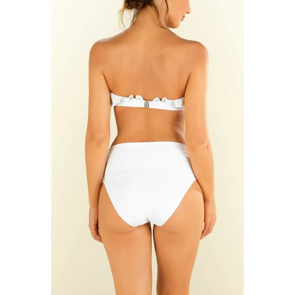 high-waisted bikini bottoms, Tobago, Pain De Sucre TOBAGO61-BLANC