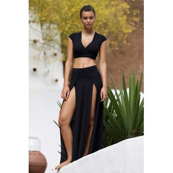 Jupe Longue Fendue, Jax, Pain De Sucre JU165120-NO 2