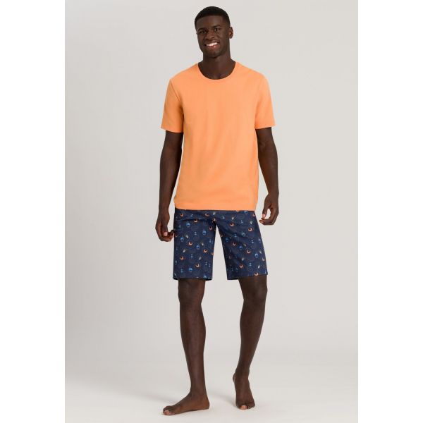 Tee-Shirt Col Rond Manches Courtes 100%Coton, Living Shirt, Hanro 075050-2273