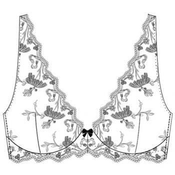 Soutien-Gorge Sans Armature, Smeraldo, Ambra 0933-594