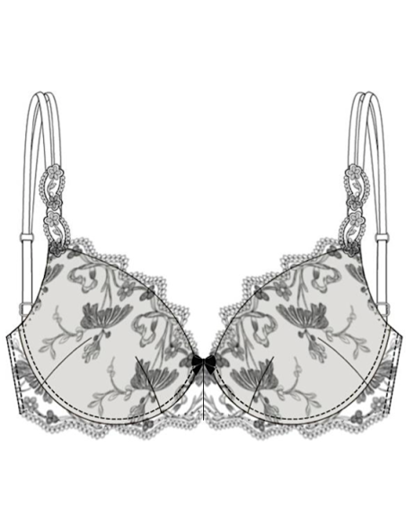 PUSH UP BRA, Smeraldo, Ambra 0938-594
