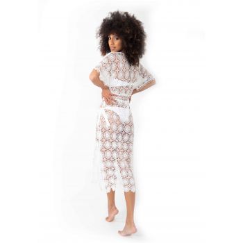 Robe Longue, Susan, Iconique IC23-011-BLANC 2