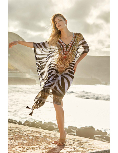 Caftan long, Fuego, David DB23-115