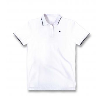 Polo Manches Courtes, Camerelle, David DM-CAMERELLE-B-BLANC 2