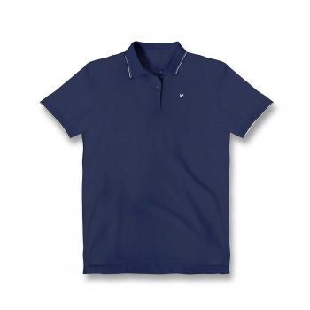 Polo Manches Courtes, Camerelle, David DM-CAMERELLE-B-BLEU