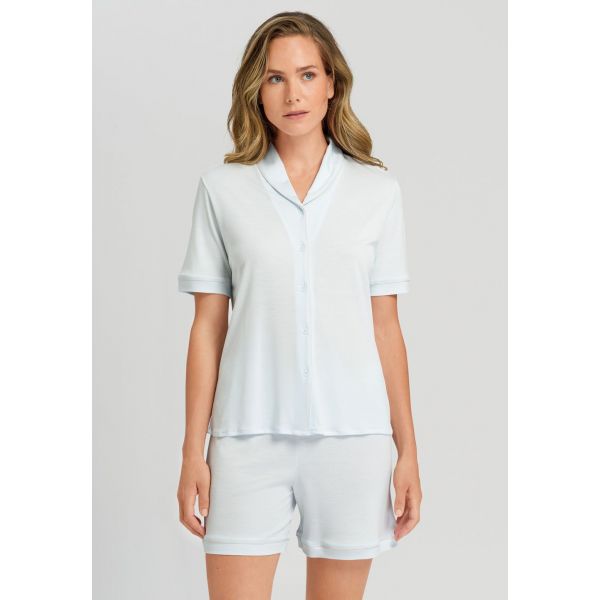 Pyjama Manches Courtes - Short, Sleep & Lounge, Hanro, 077977-2507