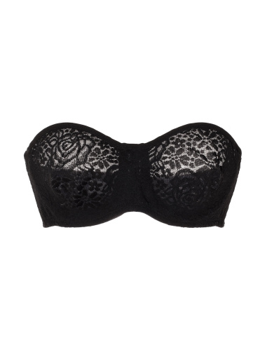 Soutien-gorge Bandeau, Halo Lace, Wacoal WA854205-BLK