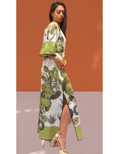 Caftan Long, Camelia, Pierre Mantoux 8289D-7000