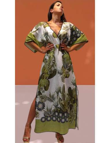 Caftan Long, Camelia, Pierre Mantoux 8289D-7000