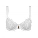 Unpadded underwired bras BàE, Dion, Andrès Sarda 3312010-WIT