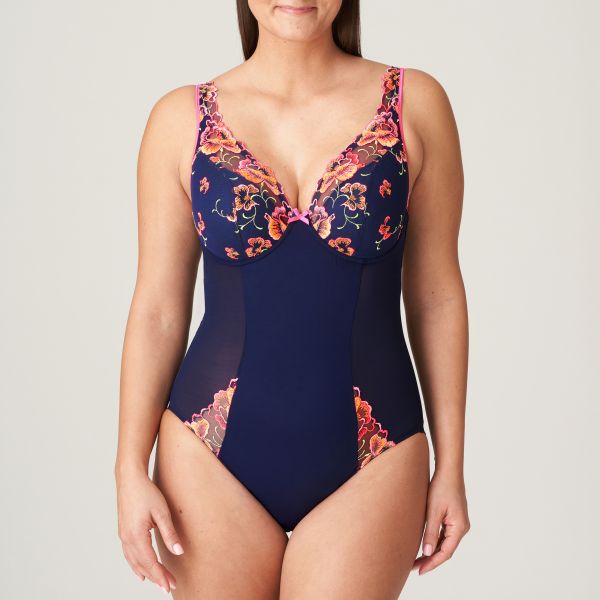 Plunging Demi Foam Bodysuit, Devdaha, Prima Donna, 0463442-VEL