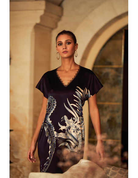 Long Dress, Scarlette - Dragon, Marjolaine 4SCA3001-0101