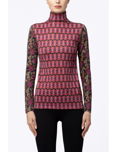 Pull Col Haut, Lurex, Pierre Mantoux 23AI1530M-4075