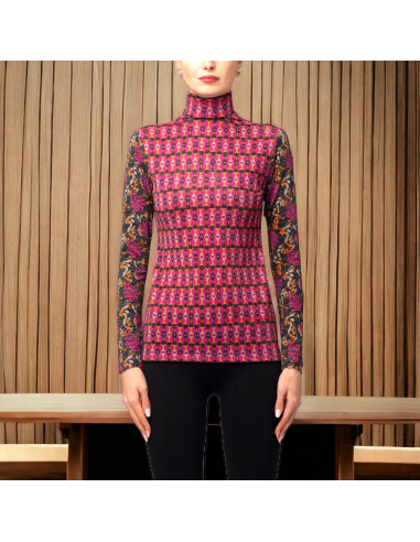 Pull Col Haut, Lurex, Pierre Mantoux 23AI1530M-4075