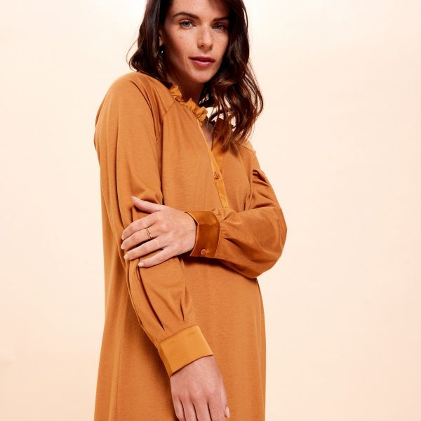 short nightgown, Conte, L.Tavernier 2321131-BRONZE