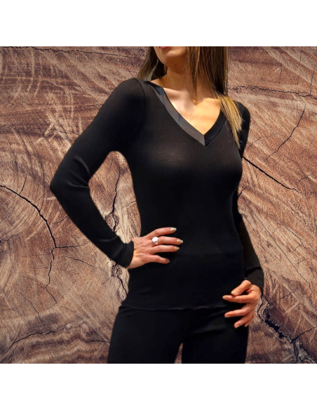 Top Manches Longues Col V, Oscalito 4248-020