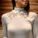 Funnel neck sweater, Lucilla, Boglietti FRG731-101