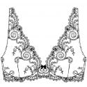 Soutien-Gorge Bralette Sans Armature, Opulence, Ambra 0843-596