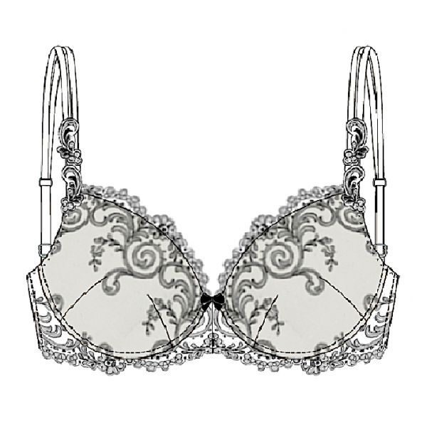 Soutien-Gorge Push Up, Opulence, Ambra 0848-596