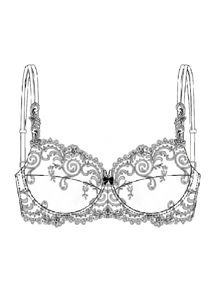 Soutien-Gorge Balconnet, Opulence, Ambra 0842-596