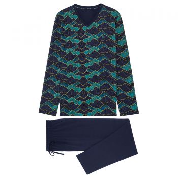 Long pajamas, Lino, Hom 402614-P0RA 2