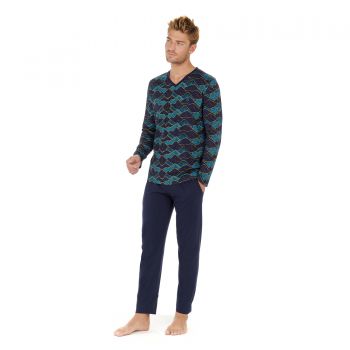 Long pajamas, Lino, Hom 402614-P0RA