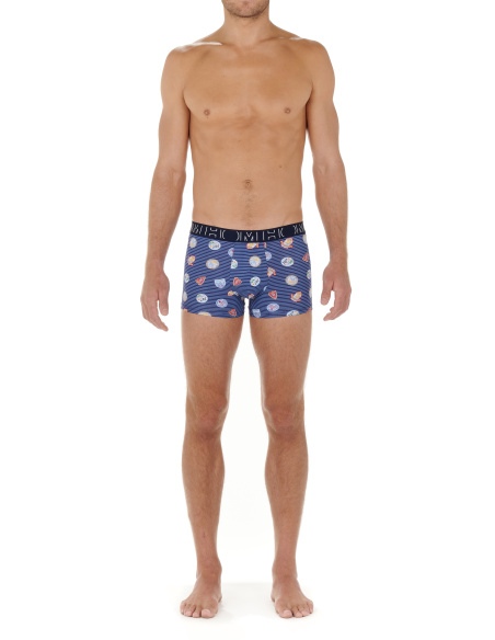 Boxer Pack de 2, Alf - Imprimé Navy & Navy, Hom 402661-D012