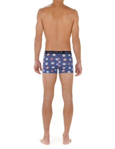Boxer Pack de 2, Alf - Imprimé Navy & Navy, Hom 402661-D012