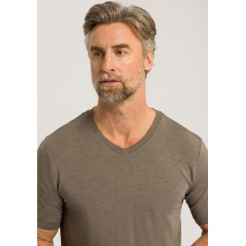 Tee-Shirt Manches Courtes Col V, Casuals, Hanro 075035-1267 2