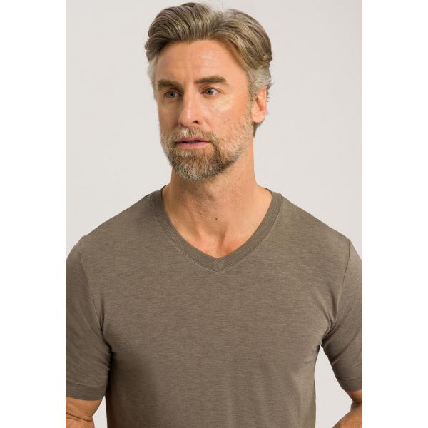Tee-Shirt Manches Courtes Col V, Casuals, Hanro 075035-1267
