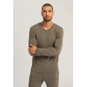Tee-Shirt Manches Longues Col V, Casuals, Hanro 075036-1267