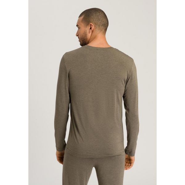 Tee-Shirt Manches Longues Col V, Casuals, Hanro 075036-1267