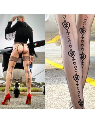 Combinaison Strip-Panty, Samarcanda, Trasparenze SAMARCANDA-NO