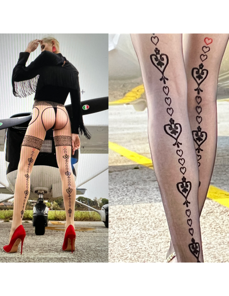 Combinaison Strip-Panty, Samarcanda, Trasparenze SAMARCANDA-NO
