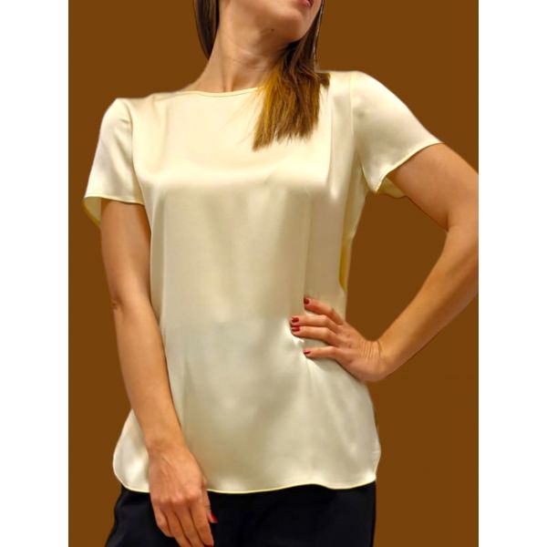 Top Manches Courtes En Soie, Cortona, Max Mara CORTONA-069
