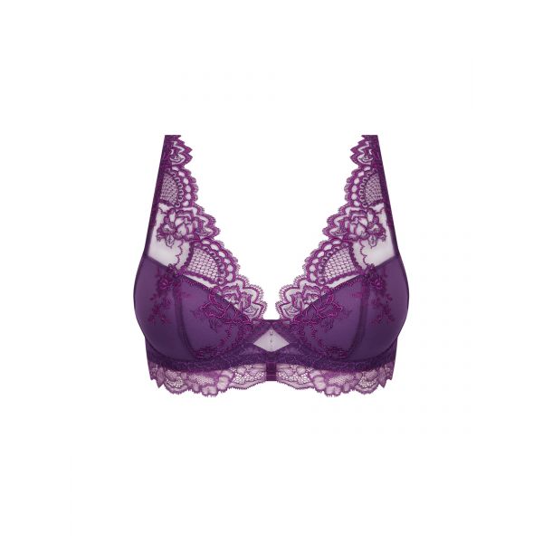 Soutien-Gorge 1/2 Mousse Fantaisie, Sublime en Dentelle, ACH7013-SI