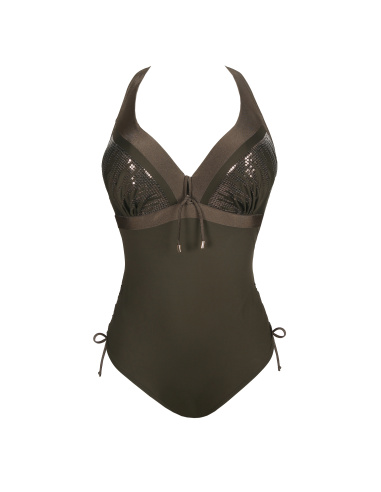 Plunging Neckline 1 Piece Swimsuit, Aracruz, Prima Donna 4011839-KKI