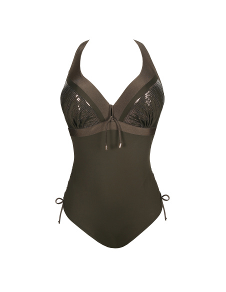 Plunging Neckline 1 Piece Swimsuit, Aracruz, Prima Donna 4011839-KKI