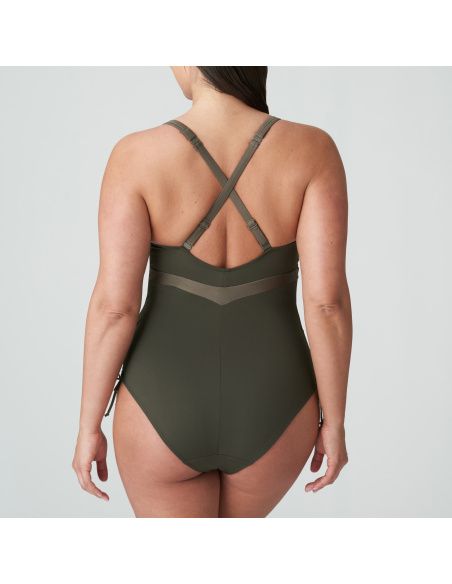 Plunging Neckline 1 Piece Swimsuit, Aracruz, Prima Donna 4011839-KKI