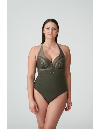 Plunging Neckline 1 Piece Swimsuit, Aracruz, Prima Donna 4011839-KKI
