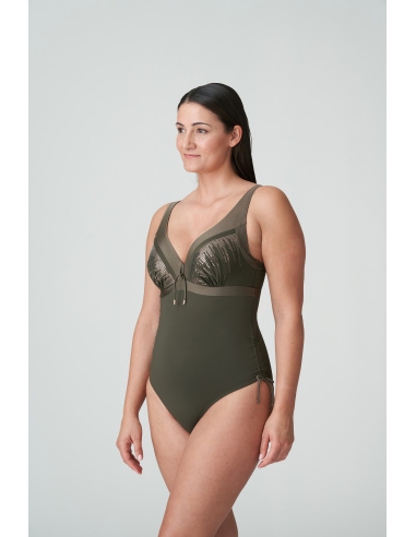 Plunging Neckline 1 Piece Swimsuit, Aracruz, Prima Donna 4011839-KKI