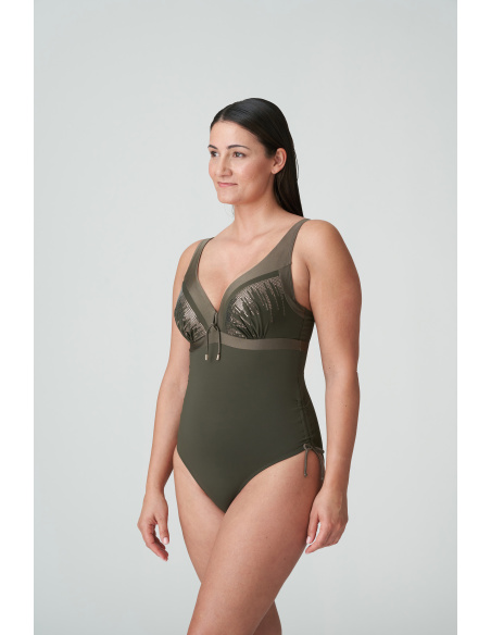 Plunging Neckline 1 Piece Swimsuit, Aracruz, Prima Donna 4011839-KKI