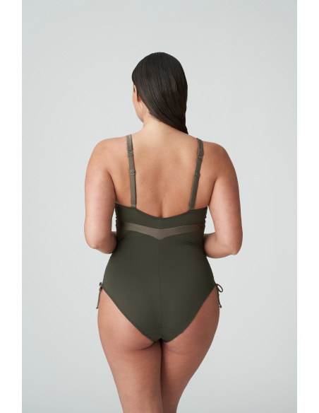 Plunging Neckline 1 Piece Swimsuit, Aracruz, Prima Donna 4011839-KKI