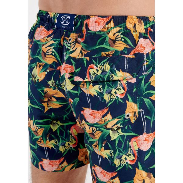 Swim shorts, Flamingo, Hom 402766-P0RA