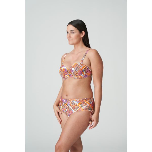 Bas de Maillot de Bain Slip Taille Haute Ficelles, Navalato - Sunset, Prima Donna 4011352-SMS