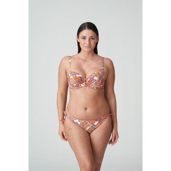 Bas de Maillot de Bain Slip Taille Basse Ficelles, Navalato - Sunset, Prima Donna 4011353-SMS