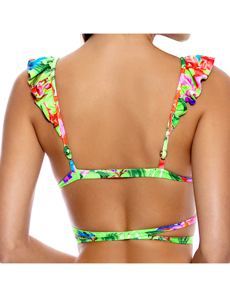 Haut de Maillot de Bain Triangle, Luli Tropics, Luli Fama L769E07-111