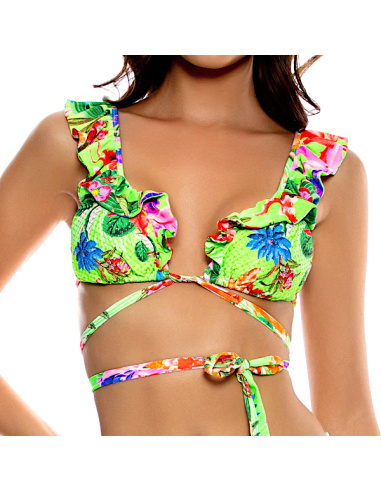 Haut de Maillot de Bain Triangle, Luli Tropics, Luli Fama L769E07-111